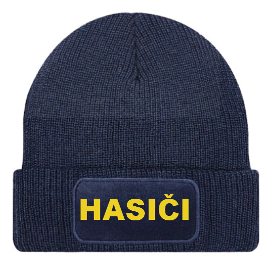 Pletená čepice Hasiči 